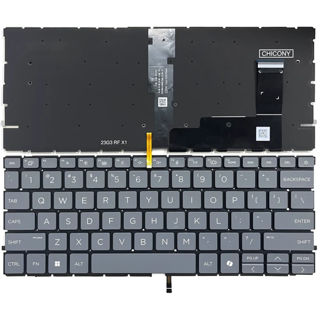 HP EliteBook 6 G2a, G2ah, G2i, G2iR, 14 inch, backlit US keyboard AI - main product image