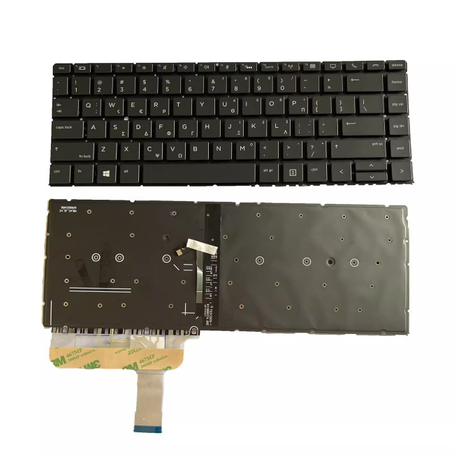 HP EliteBook 1040 G4 1040 G5 black backlit Greek GK keyboard - main product image