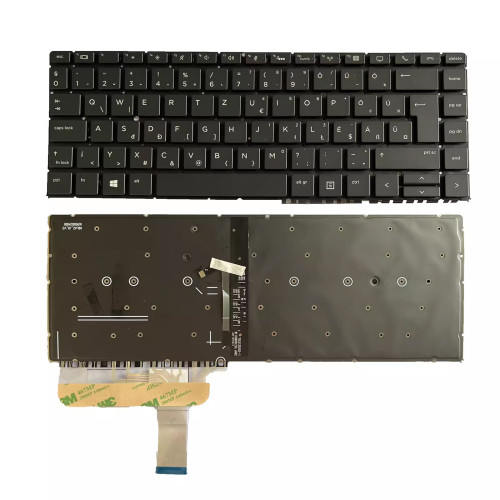 HP EliteBook 1040 G4 1040 G5 black backlit Hungarian HU keyboard - additional view 