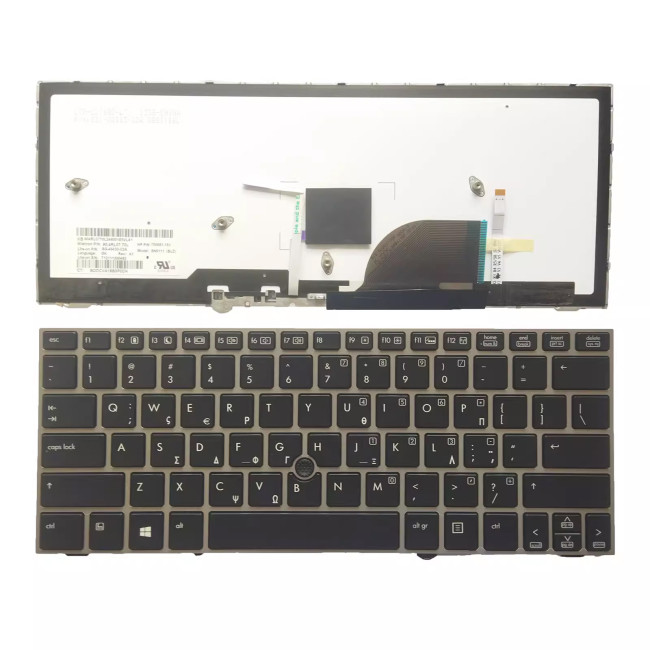 HP EliteBook 2170 2170P SG-4930-2EA silver trackpoint backlit Greek GK keyboard - main product image