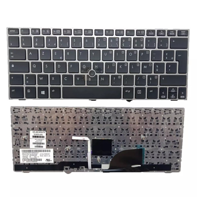 HP EliteBook 2170 2170P SG-4930-2EAF trackpoint backlit French FR keyboard - main product image