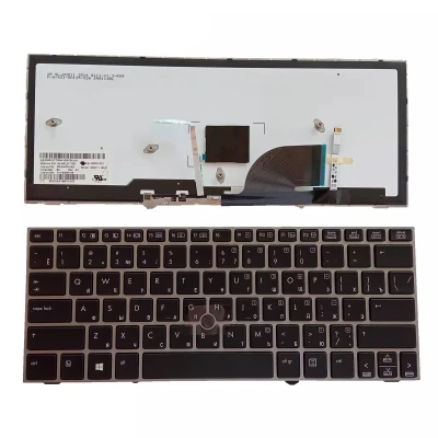 HP EliteBook 2170p 2170 SG-4930-2EA silver trackpoint backlit Russian RU keyboard