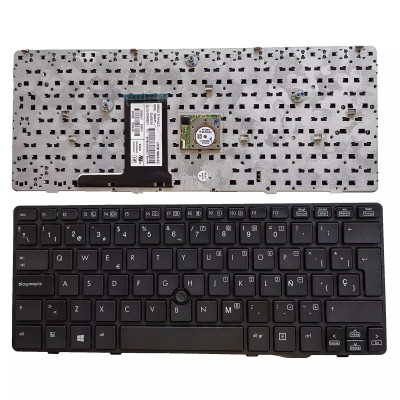 HP EliteBook 2560 2560p 2570 2570p trackpoint Spanish SP keyboard