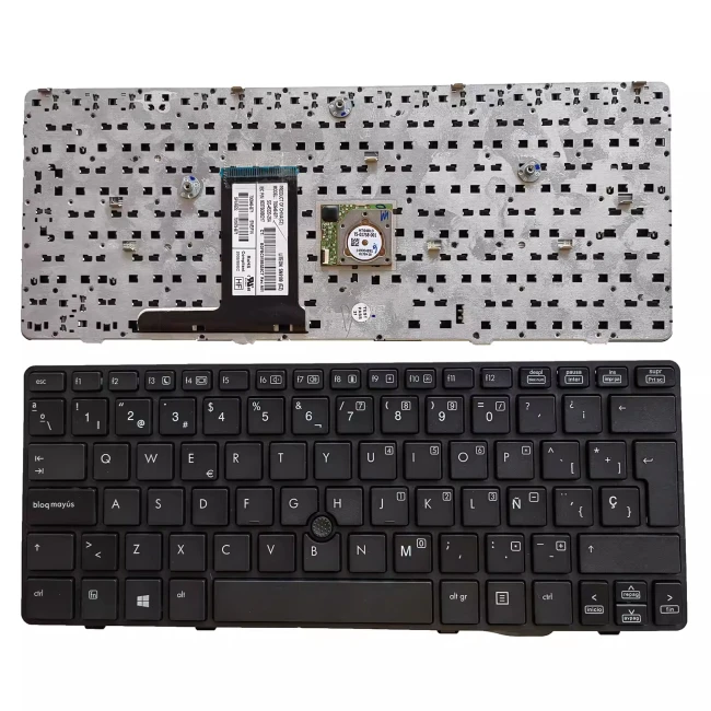 HP EliteBook 2560 2560p 2570 2570p trackpoint Spanish SP keyboard - main product image