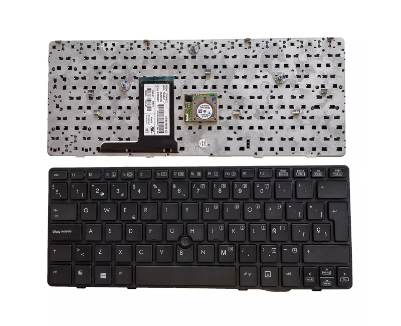 HP EliteBook 2560 2560p 2570 2570p trackpoint Spanish SP keyboard - additional view 
