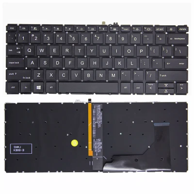 HP EliteBook 735 G7 G8, 830 G7 G8, 835 G7 backlit US keyboard