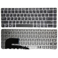 HP EliteBook 745 G3, 840 G3, 745 G4, 840 G4, 848 G3, Zbook 14U G4, silver frame US keyboard