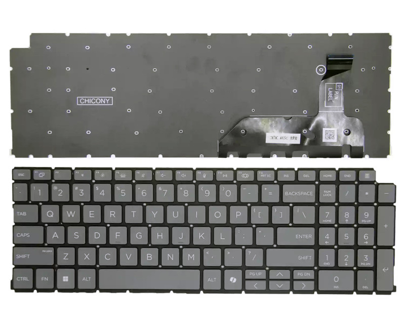 HP EliteBook 8 G1i G1a 16 inch / ZBook 8 G1i / ZBook Fury G1i 16 18 inch / HSN-I64C-8 HSN-I62C-6 HSN-I63C-6 US keyboard