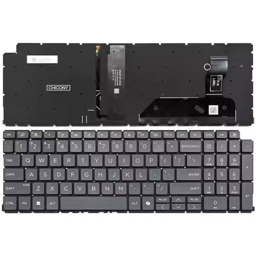 HP EliteBook 8 G1i, G1a, 16 inch, ZBook 8 G1i, ZBook Fury G1i 16 18 inch, HSN-I64C-8, HSN-I62C-6, HSN-I63C-6, backlit US keyboard - main product image