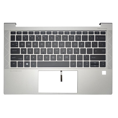 HP EliteBook 830 G7 G8, 835 G7 G8, backlit US keyboard palmrest M36413-001 M08701