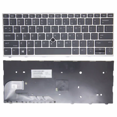 HP EliteBook 830 G5 G6, 730 G5, 735 G5, 836 G6 with trackpoint US keyboard