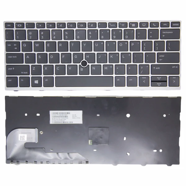 HP EliteBook 830 G5 G6, 730 G5, 735 G5, 836 G6 with trackpoint US keyboard - main product image