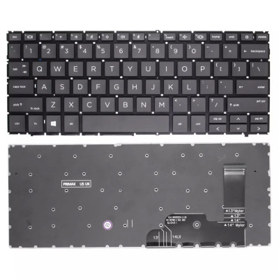 HP EliteBook 830 G9 G10, 835 G9, 840 G9 G10, 845 G9, Zbook Firefly 14 G9 G10 US keyboard