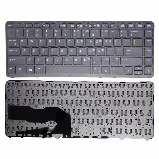 HP EliteBook 840 G1 G2 850 G1 G2 ZBook 14 G1 G2 black frame US keyboard OEM - main product image