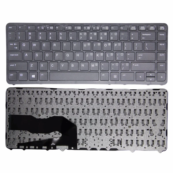 HP EliteBook 840 G1 G2 850 G1 G2 ZBook 14 G1 G2 black frame US keyboard OEM - main product image