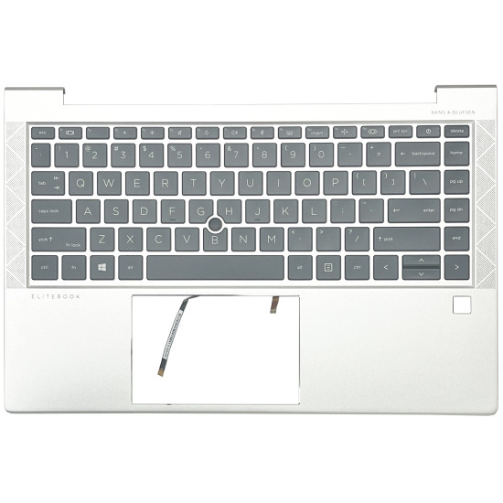 HP EliteBook 840 G7, 840 G8, 845 G7, 845 G8, 745 G7, 745 G8, backlit US keyboard with palmrest - main product image