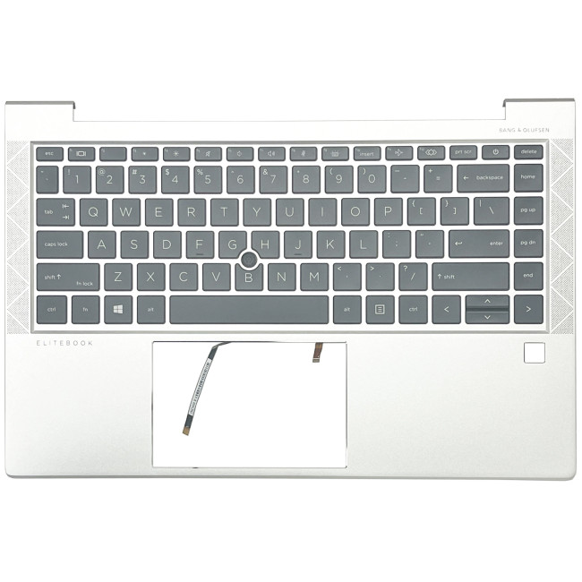 HP EliteBook 840 G7, 840 G8, 845 G7, 845 G8, 745 G7, 745 G8, backlit US keyboard with palmrest - main product image