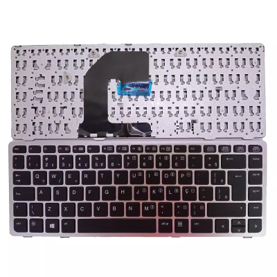 HP EliteBook 8460p 8460w 8470p 8470w 6460b 6465b silver Brazilian BR keyboard