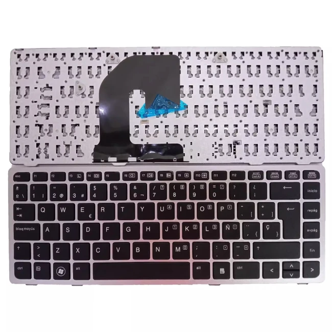 HP EliteBook 8460p 8460w 8470p 8470w 6460b 6465b silver Spanish SP keyboard - main product image