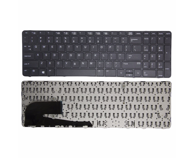 HP EliteBook 850 G3 G4, 755 G3 G4, Zbook 15u G3 G4 US keyboard OEM - additional view 