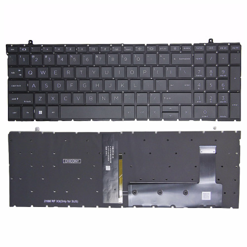 HP EliteBook 860 G9 / Zbook Firefly 16 G9 G10 backlit US keyboard - additional view 