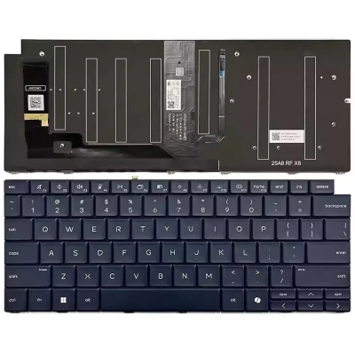 HP EliteBook X G2i, G2a, G2q, 14 inch, HSN-I65C-4, backlit US keyboard blue