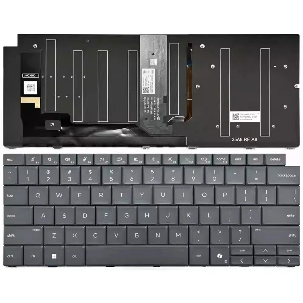 HP EliteBook X G2i, G2a, G2q, 14 inch, HSN-I65C-4, backlit US keyboard gray - main product image