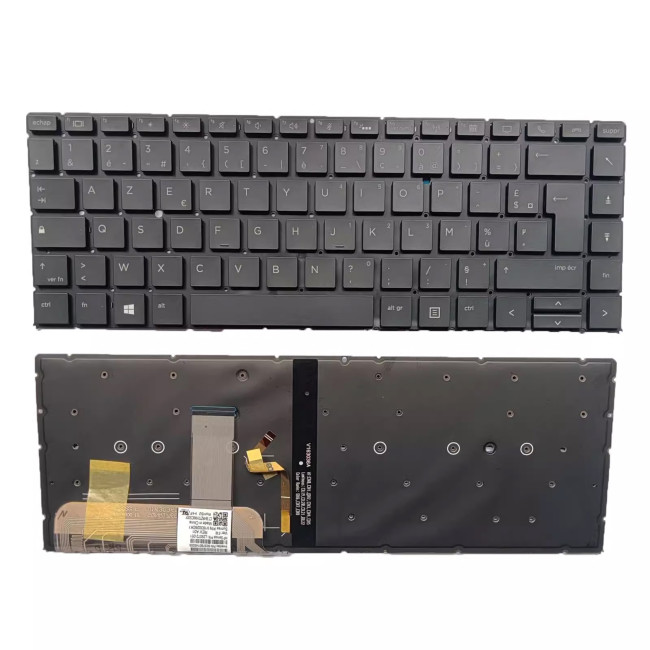 HP EliteBook X360 1040 G4 1040 G5 backlit French FR keyboard - main product image