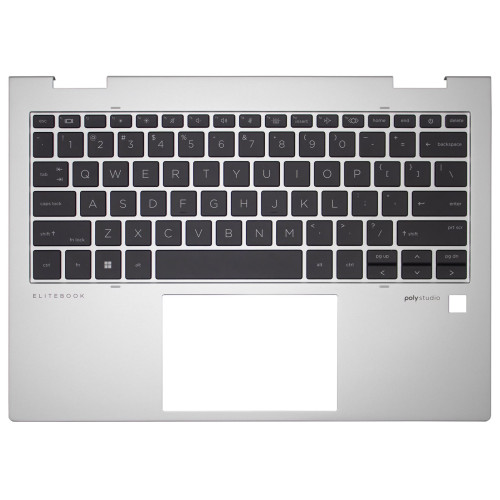 HP EliteBook X360 830 G11, 835 G11, backlit US keyboard palmrest silver - additional view 