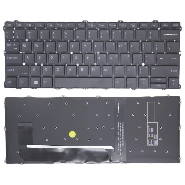HP EliteBook x360 1030 G2 G3 G4 1020 G1 backlit US keyboard high copy - main product image