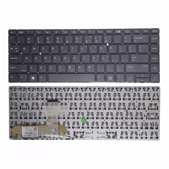 HP EliteBook x360 1040 G4, 1040 G5, 1040 G6, US keyboard OEM - main product image
