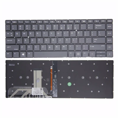 HP EliteBook x360 1040 G4, 1040 G5, 1040 G6, backlit US keyboard high copy