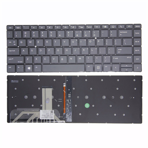 HP EliteBook x360 1040 G4, 1040 G5, 1040 G6, backlit US keyboard high copy - additional view 