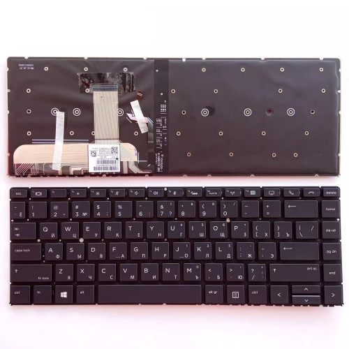 HP EliteBook x360 1040 G5 1040 G4 Russian RU keyboard - additional view 