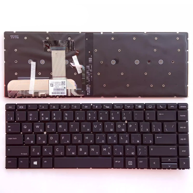 HP EliteBook x360 1040 G5 1040 G4 Russian RU keyboard - main product image