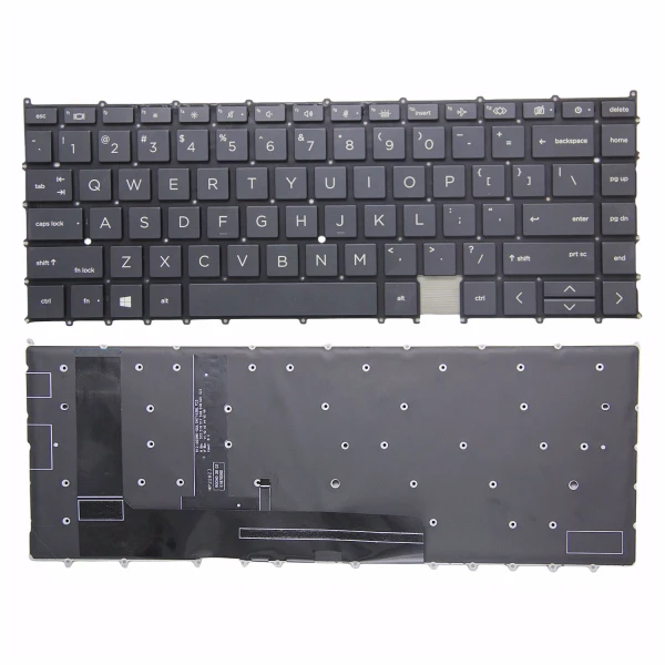 HP EliteBook x360 1040 G7 1040 G8 backlit US keyboard - main product image