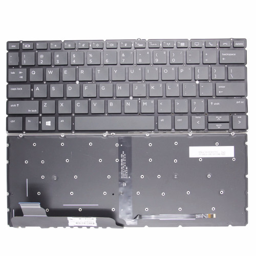 HP EliteBook x360 830 G5 G6 zhan X13 G2 backlit US keyboard - main product image