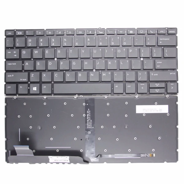 HP EliteBook x360 830 G5 G6 zhan X13 G2 backlit US keyboard - main product image