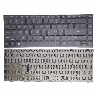 HP Elitebook 840 G5 G6, 745 G5, 846 G5, 848 G5, Zbook 14U G5, black frame US keyboard OEM