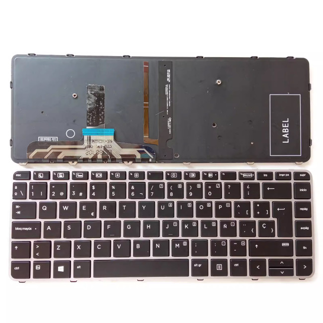 HP Elitebook Folio 1040 G3 backlit Spanish SP keyboard - main product image