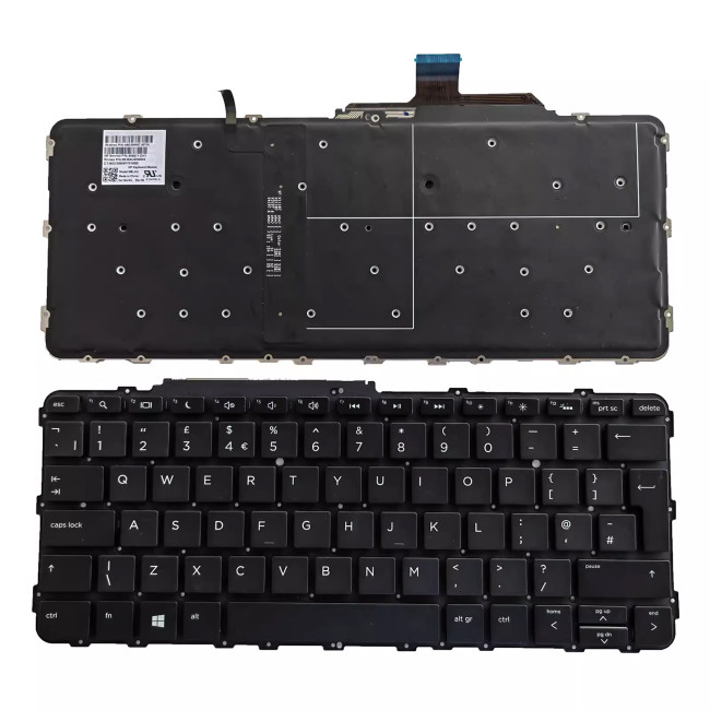 HP Elitebook Folio G1 HSTNN-I73C backlit UK keyboard - main product image