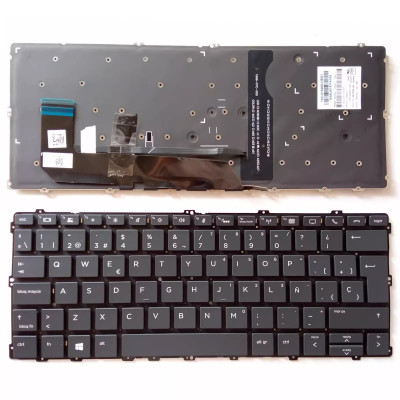 HP Elitebook X360 1030 G2 G3 G4 HSN-104C Q10C backlit Spanish SP keyboard