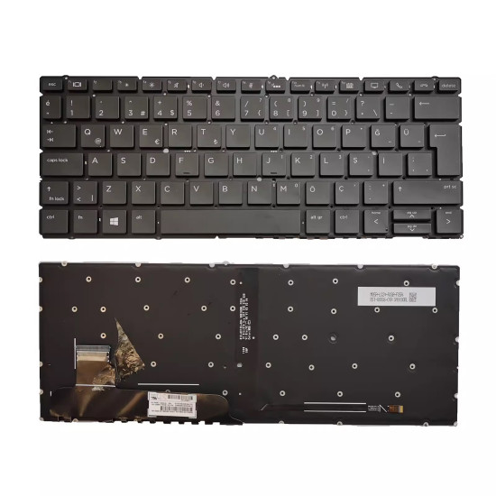 HP Elitebook X360 830 G5 830 G6 zhan X13 G2 backlit Turkish TR keyboard - main product image