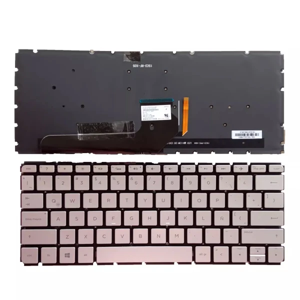 HP Envy 13-D 13-D010CA 13-D010NR 023CL 040WM backlit Spanish SP keyboard - main product image