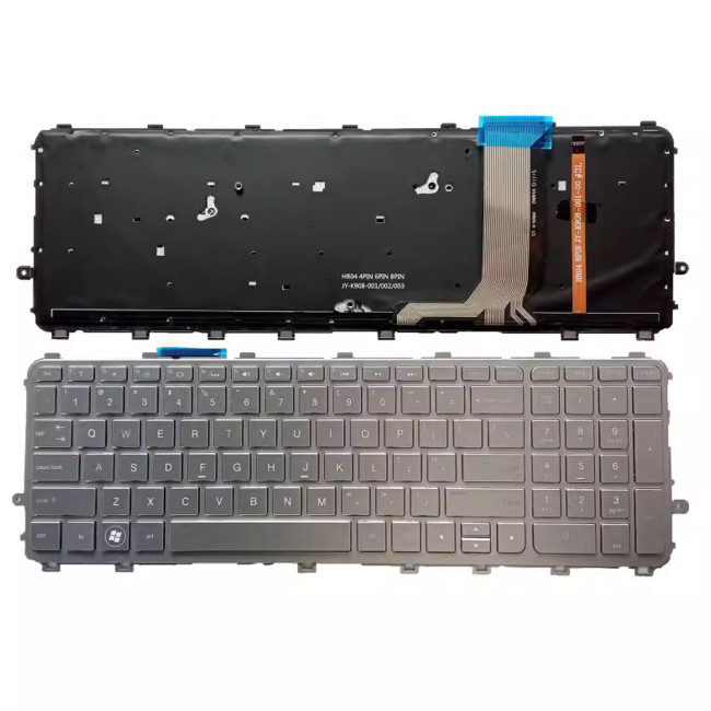HP Envy 15-J 17-J M6-N TPN-I110 17T-J 15T M7-J 15Z 15-Q silver backlit US keyboard - main product image