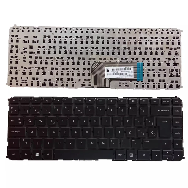 HP Envy 4-1000 4-1100 4-1200 envy4 envy4t black Spanish SP keyboard - main product image