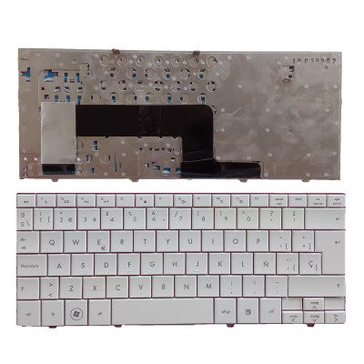 HP Mini 110-1000 1100 110 white Spanish SP keyboard
