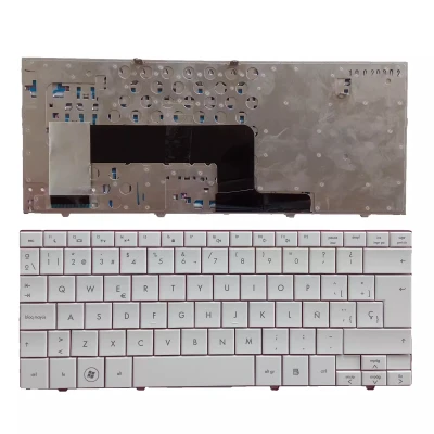 HP Mini 110-1000 1100 110 white Spanish SP keyboard