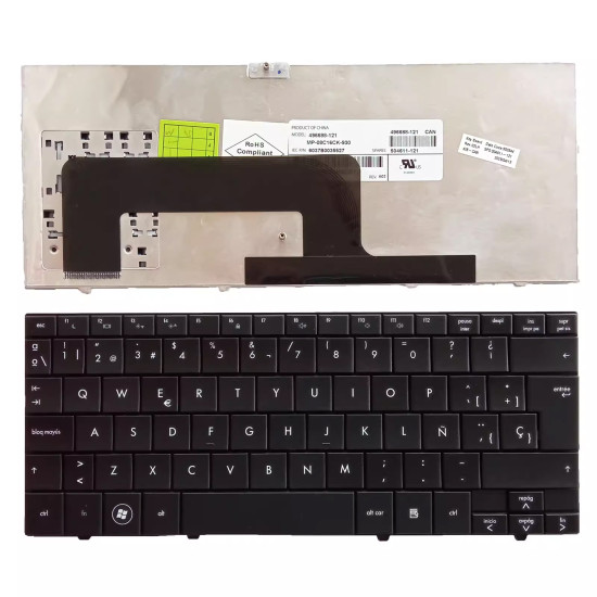 HP Mini 110-1000 1100 1101 Spanish SP keyboard - main product image