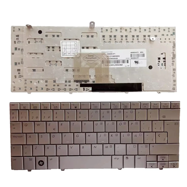 HP Mini 2133 2140 MP-07C96I06930 silver Spanish SP keyboard - main product image